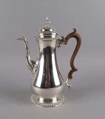 Londoner Georg II. - Kaffeekanne, - Silver