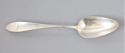 Biedermeier Servierlöffel, - Silver