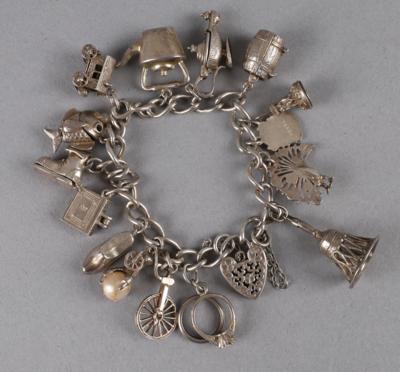 Bettelarmband, - Silber