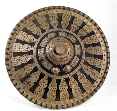 Ethiopia, Amhara people: A round shield of an Amhara warrior. - Tribal Art