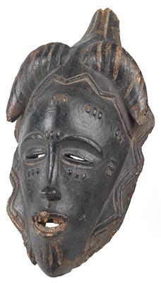 Guro, Elfenbeinküste: Eine sehr schöne, alte Maske vom Typ 'Gu'. - Stammeskunst/Tribal-Art