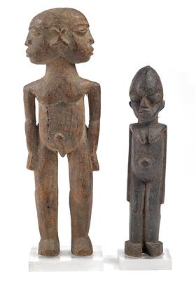 Konvolut (2 Stücke): Lobi, Burkina Faso: Zwei 'Bateba-Figuren' der Lobi. - Stammeskunst/Tribal-Art