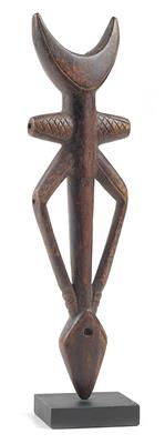 Mossi, Burkina Faso: Ceremonial flute in abstract human form. - Mimoevropské a domorodé um?ní