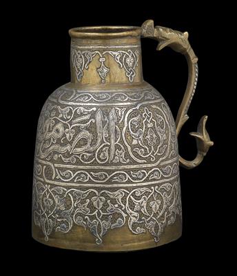 Persia: a Safavid jug with elaborate silver décor, - Tribal Art