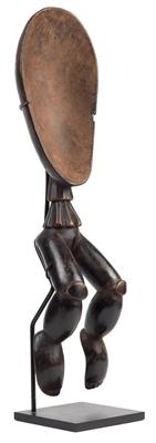 Dan, Ivory Coast, Liberia: A large ceremonial ‘po’ spoon, with carved legs. - Tribal Art