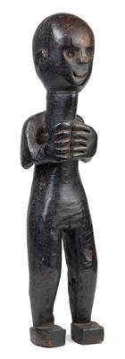 Indonesien, Insel Timor, Stamm: Belu: Eine weibliche Ahnen-Figur mit Ritz-Tätowierungen. - Stammeskunst/Tribal-Art; Afrika