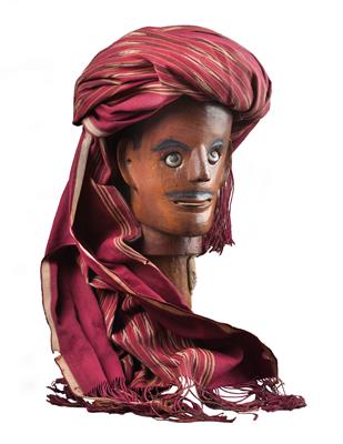 Indonesia, Sumatra; tribe: Batak: head of a ‘si gale-gale marionette’. - Tribal Art