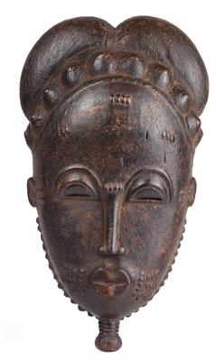 Baule, Ivory Coast: A so-called ‘portrait mask’, depicting a high-ranking personality. - Tribal Art