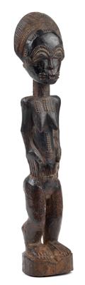 Baule, Ivory Coast: A female figure of a ‘spirit spouse’, called ‘Blolo Bla’. - Arte Tribale