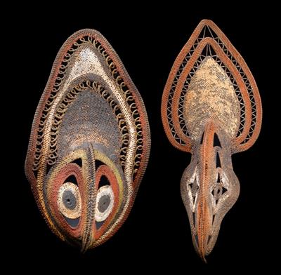 Mixed lot (2 items): New Guinea Maprik region: Two 'Baba mini’ masks. - Mimoevropské a domorodé umění