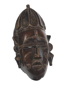 Ligbi, Ghana, Ivory Coast: a typical and rare mask of the Ligbi people. - Mimoevropské a domorodé umění