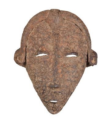 Bambara (oder Bamana), Mali: Eine selte Maske, ganz aus Eisen geschmiedet. - Tribal Art