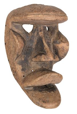 Dan-Kran (auch -Ngere oder -Wé), Elfenbeinküste, Liberia: Eine sehr alte Schimpansen-Maske vom Typ ‘Kagle’. - Tribal Art