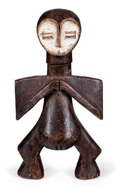 Lega (also Warega or Rega), Dem. Rep. of Congo: a rare figure type, representing a pregnant adulteress called ‘Wayinda’. - Tribal Art