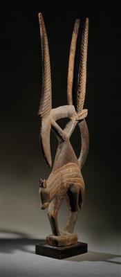 A classic dance crest Tji Wara, Bamana, Mali. - Tribal Art