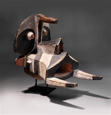 A Great cubistic Izzi mask, Igbo. - Tribal Art