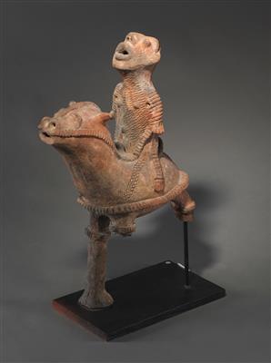 Dakakari equestrian figure, Nigeria. - Tribal Art