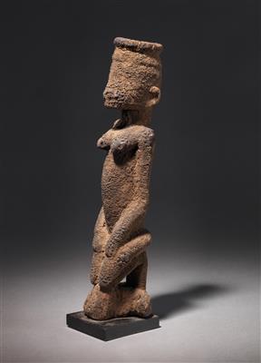 Klassische knieende Tellem-Figur, 19. Jh., Mali - African and Oceanic Art