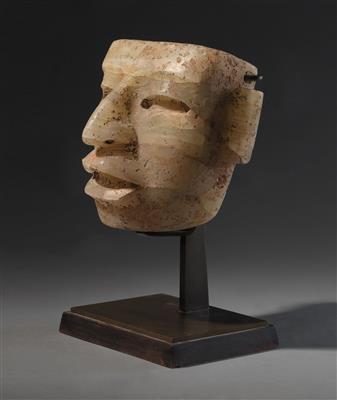 Classic Teotihuacan stone mask, Mexico ca. A. D. 450-650. - Tribal Art