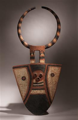 An exceptional Bedu Nafana mask, Bondouko region, Ghana. - Mimoevropské a domorodé umění