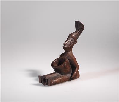 A Mangbetu Pipe, Democratic Republic of Congo. - Tribal Art