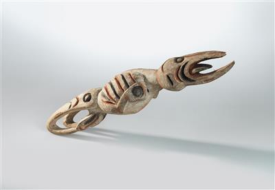 An exceptional and unusual free sculpture of a bird. - Tribal Art