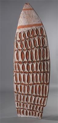A fantastic abstract Asmat shield, - Tribal Art