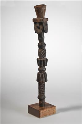 An exceptionally rare and important Toma sceptre, around 1900. - Tribal Art