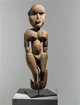 Eine frühe archaische Sawos-Hakenfigur. - Stammeskunst/Tribal-Art