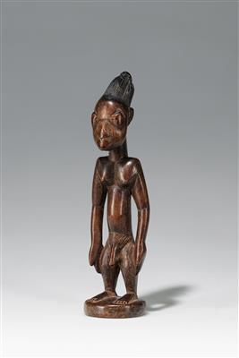 Feine Zwillings-Figur ‚Ibeji‘. - Stammeskunst/Tribal-Art