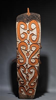 A classic Asmat shield. - Tribal Art