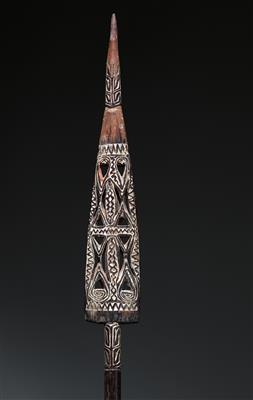 A very fine ceremonial lance. - Tribal Art