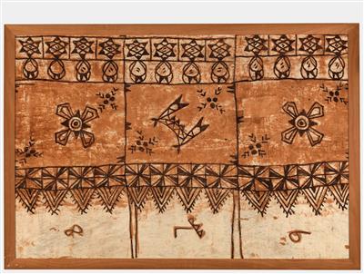 A fine Samoa currency cloth (Tapa). - Arte Tribale