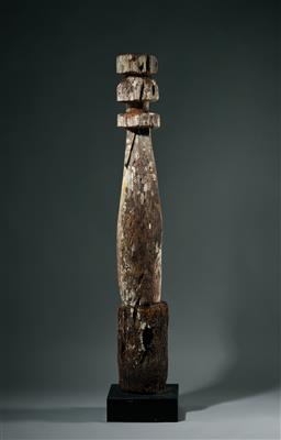 An extremely rare Admiralty Islands post, Bismarck Archipelago Papua New Guinea. - Tribal Art