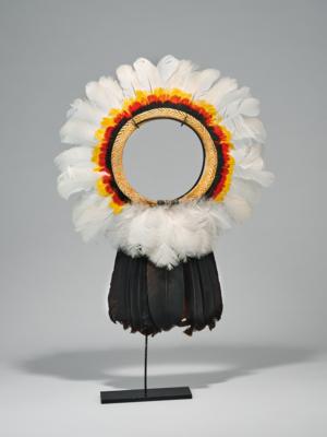 A Brazilian feather coiffe Rikbaksa. - Mimoevropské a domorodé umění