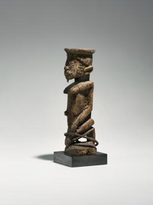 Alte kniende Dogon-Figur, - Stammeskunst