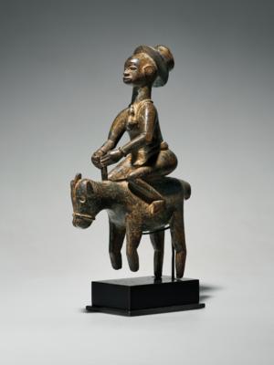 An exceptional Senufo equestrian figure or Syonfolo, - Arte Tribale