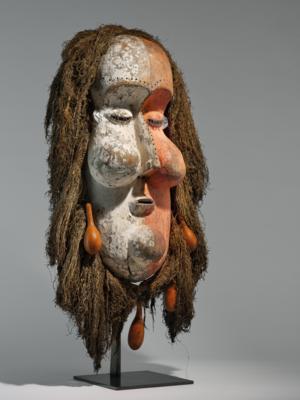 Maske Kongo Suku „Kankungu“, - Stammeskunst