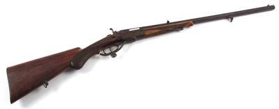 Hahn-Kipplaufbüchse, unbekannter Ferlacher Hersteller/J. Rösler - Salzburg, - Sporting and Vintage Guns