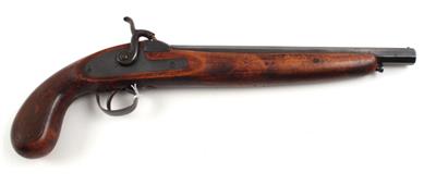 VL-Perkussionspistole, unbekannter, vermutlich spanischer Hersteller ('AMR'), - Jagd-, Sport- und Sammlerwaffen