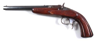 Pistole, unbekannter, vermutlich belgischer Hersteller, - Jagd-, Sport- und Sammlerwaffen