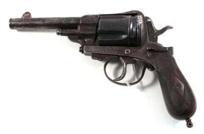 Revolver, unbekannter, belgischer Hersteller/J. Peterlongo - Innsbruck, - Jagd-, Sport- und Sammlerwaffen