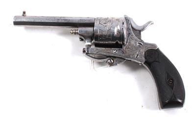 Revolver, unbekannter belgischer Hersteller - möglicherweise aber Max Fliegenschmidt - Lüttich, - Sporting and Vintage Guns