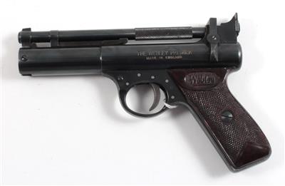 Druckluftpistole, Webley  &  Scott - Birmingham, - Jagd-, Sport- und Sammlerwaffen