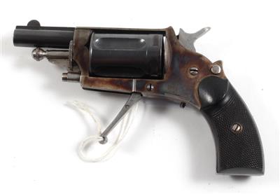 Revolver, unbekannter belgischer Hersteller - möglicherweise aber Max Fliegenschmidt - Lüttich, - Jagd-, Sport- und Sammlerwaffen