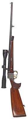 Blockbüchse, Heeren/Johann Outschar - Ferlach, - Sporting and Vintage Guns