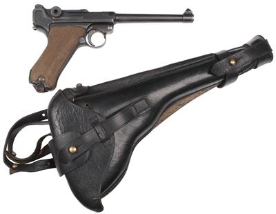 Pistole, DWM, - Jagd-, Sport- und Sammlerwaffen