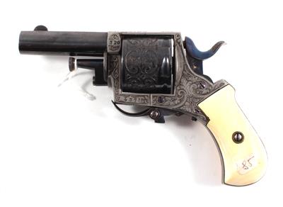 Revolver, unbekannter, belgischer Hersteller, - Lovecké, sportovní a sběratelské zbraně