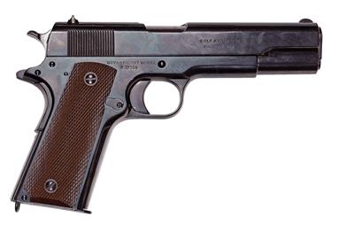 Pistole, Colt, Mod.: british contract Colt 1911, Kal.: .45 ACP (ehemals .455 Auto 'Eley'), - Lovecké, sportovní a sběratelské zbraně