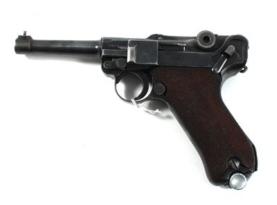 Pistole, Mauser - Oberndorf, Mod.: P08, Kal.: 9 mm Para, - Armi da caccia, competizione e collezionismo